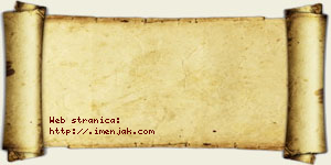 Večerinka Trifunović vizit kartica